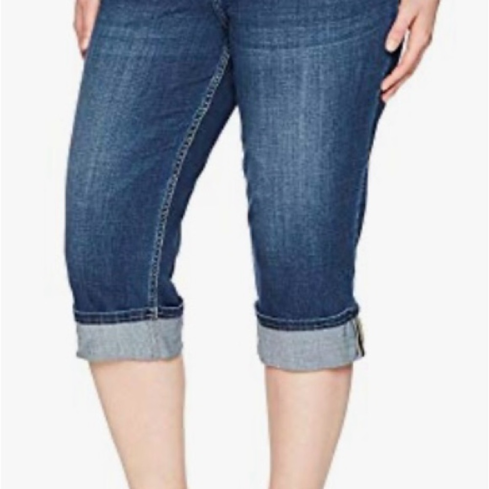 Riders by Lee Cuffed Capri Jeans NWT